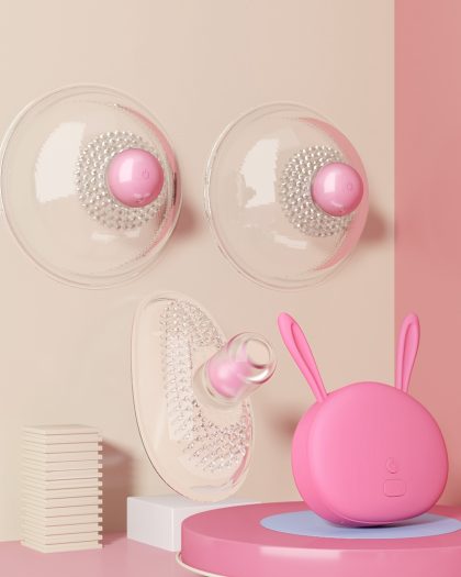 Breast Pumping Cunnilingus Massager (Wireless Version)