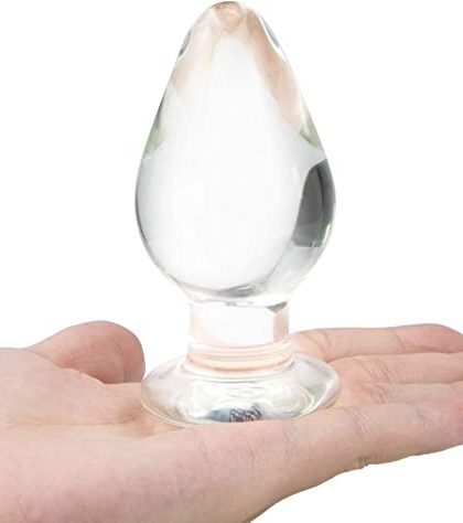 Large Anal Plug Crystal Mushroom Shape Butt Plug