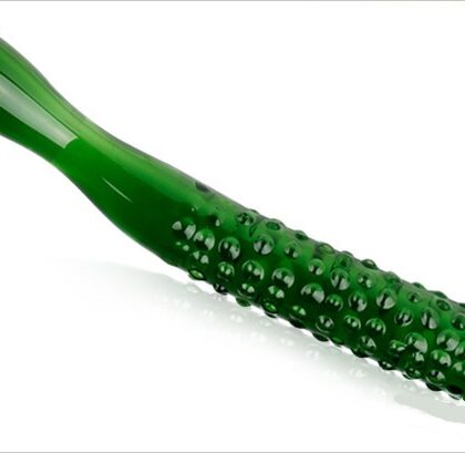 Glass Cucumber Butt Anal Plug Adult Sex Toy