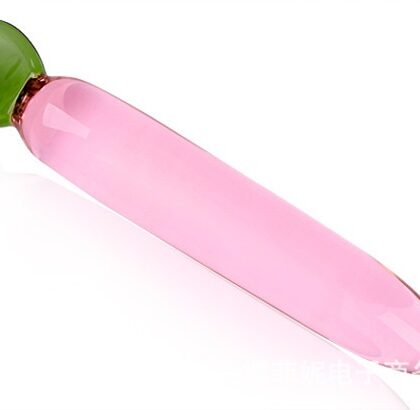 Carrot Glass Anal Toy Butt Plug