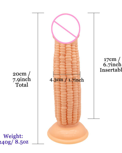 Corn Penis Stick Simulation Dildo Female Masturbator