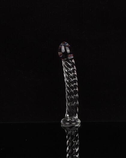 Glass dildo sex toys glass massage stick