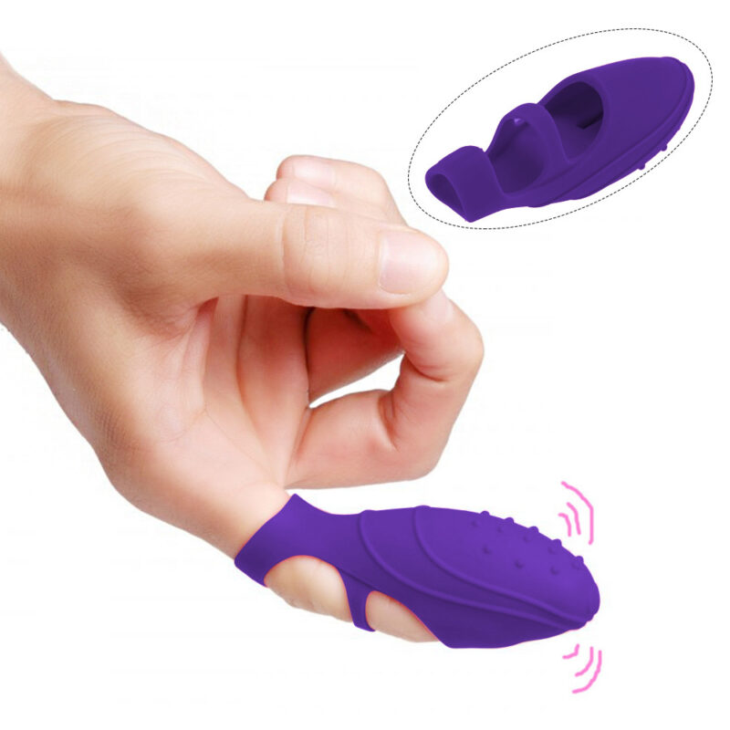 Massage Finger Vibrator G-spot Finger Cot - Image 3
