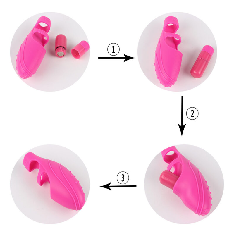 Massage Finger Vibrator G-spot Finger Cot - Image 4